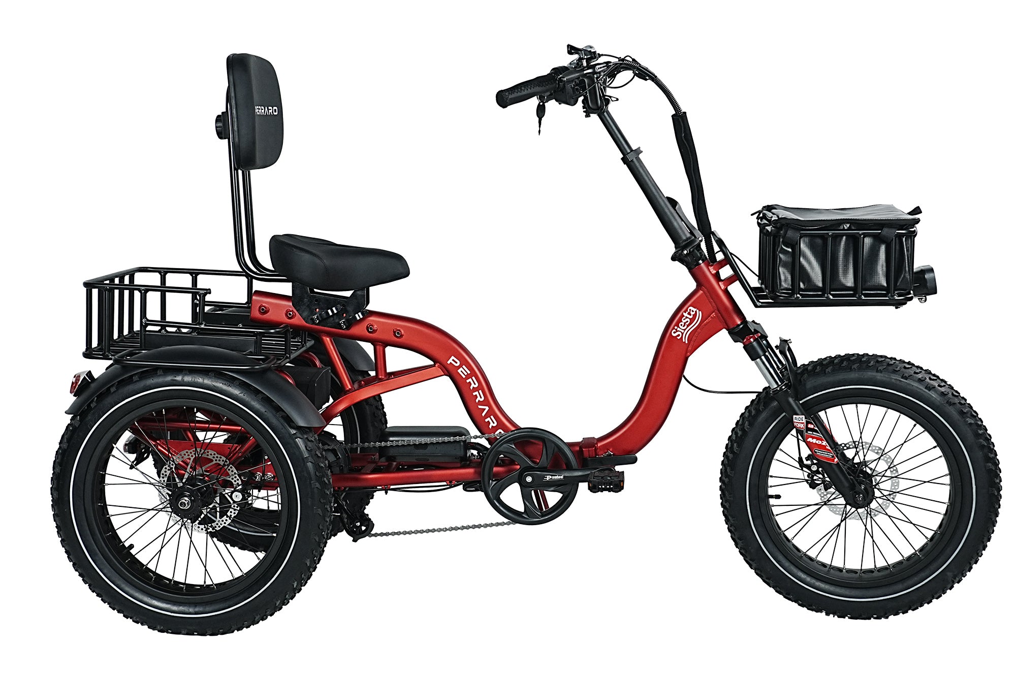 Perraro Siesta semi recumbent electric trike – Perraro Electric Bike - Main Image